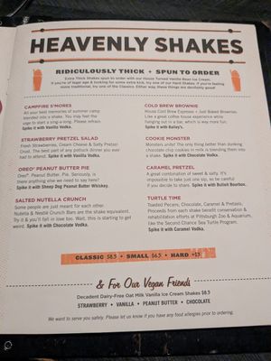 Menu at Burgatory in Homestead