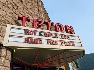 As with the rest of the town's venues in late July - long waits. at Hand Fire Pizza in Jackson