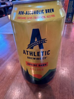 Vegan non-alcoholic beer   at Hand Fire Pizza in Jackson