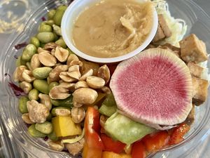 Asian salad  at Mata G's Vegetarian Kitchen in Albuquerque