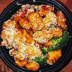 Sesame Chick’n  at Red Chopstick in Massapequa