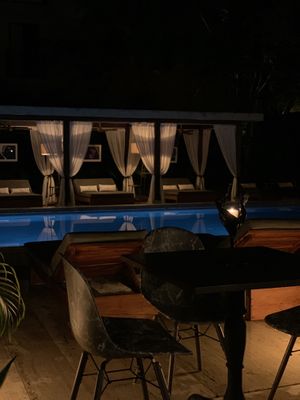 Sexy poolside dining at Arthouse Restaurant-Bar in Tulum
