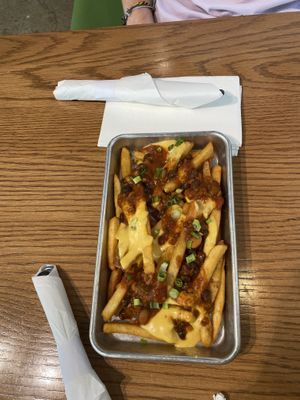 Loaded fries at Veggie Grill - DTLA in Los Angeles