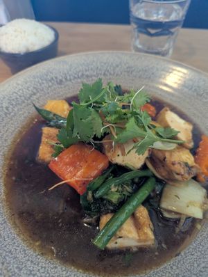 Lemongrass Tofu at Green Bamboo in Nelson