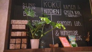 Inside at Koku Kitchen in Barcelona