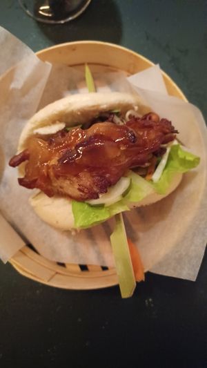 Bao vegano at Koku Kitchen in Barcelona