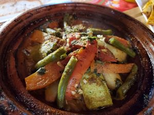 Vegetable Tagine at Taghazout Chez Titrite in Taghazout