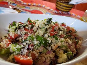 Tabbouleh Salad at Taghazout Chez Titrite in Taghazout