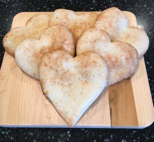 Valentine's Day pitas! at Naf Naf Grill in Eagan