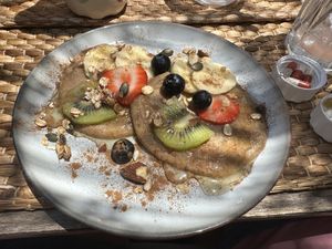 Pancakes   at Balance Cafe in Portimao