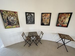 Natasha Sing Art   at Balance Cafe in Portimao