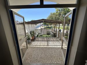 Rear terrace is level with the residential part of the complex   at Balance Cafe in Portimao