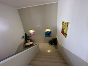 Art on stairs   at Balance Cafe in Portimao