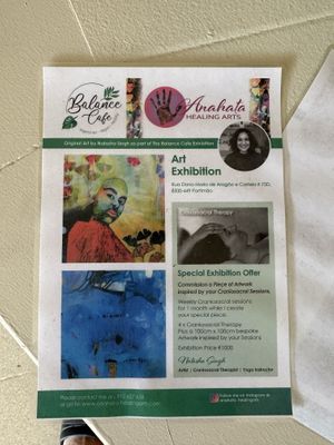 Supporting Art   at Balance Cafe in Portimao