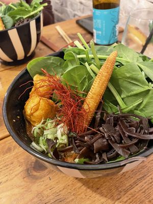 Veg kara miso ramenn  at Hinata Ramen in Amsterdam