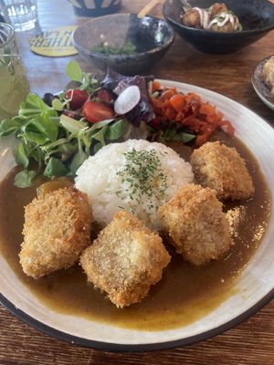Vegan katsu curry  at Hinata Ramen in Amsterdam