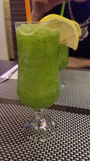 Basil lemonade at Integra in Constanta