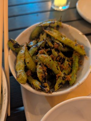 Spicy Edamame at Anthem in Austin