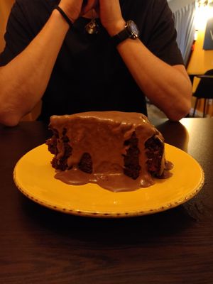 Chocolate Cake at Kong - Food Made With Compassion in Lisbon