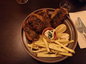 "Fish and Chips" at Kong - Food Made With Compassion in Lisbon