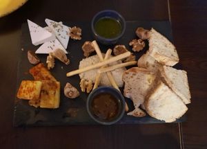 Cheese table at Kong - Food Made With Compassion in Lisbon