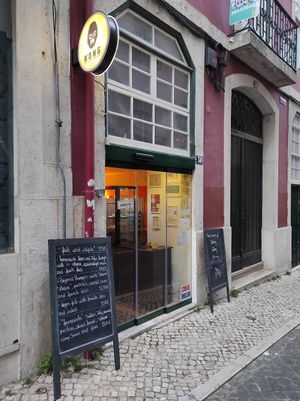 Entrance at Kong - Food Made With Compassion in Lisbon