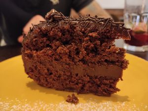 BEST CHOCOLATE CAKE EVER really! at Kong - Food Made With Compassion in Lisbon