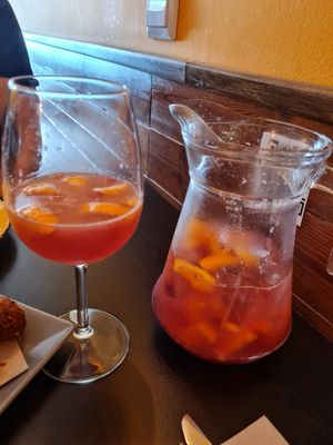 Sangria de frutos vermelhos 🥰 at Kong - Food Made With Compassion in Lisbon