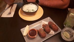 soup and croquettes at Kong - Food Made With Compassion in Lisbon