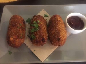 Croquetas!!! at Kong - Food Made With Compassion in Lisbon