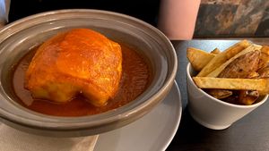 Francesinha at Kong - Food Made With Compassion in Lisbon