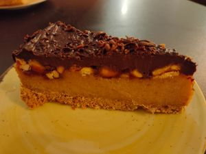 Snickers Tart at Kong - Food Made With Compassion in Lisbon