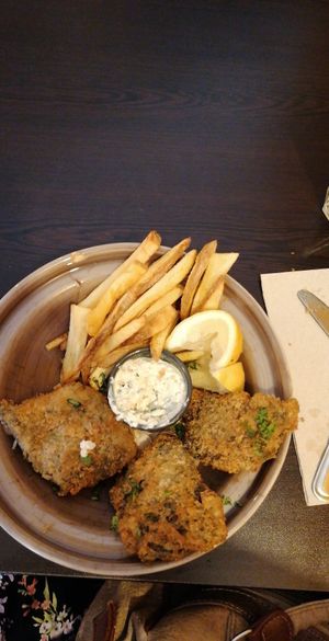 Vegan fish and chips at Kong - Food Made With Compassion in Lisbon