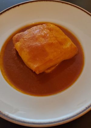 Francesinha at Kong - Food Made With Compassion in Lisbon