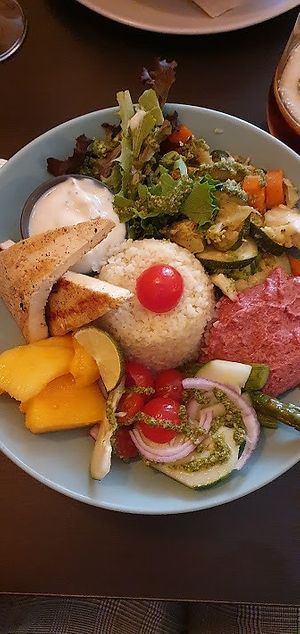 i did not like this bland meal at Kong - Food Made With Compassion in Lisbon