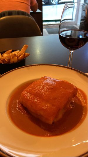 francesinha at Kong - Food Made With Compassion in Lisbon