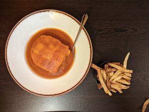Francesinha at Kong - Food Made With Compassion in Lisbon