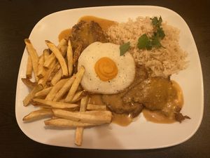 Bitoque vegan  at Kong - Food Made With Compassion in Lisbon