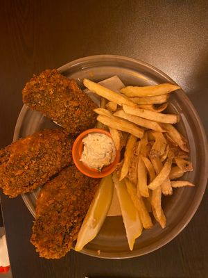 Fish & Chips   at Kong - Food Made With Compassion in Lisbon