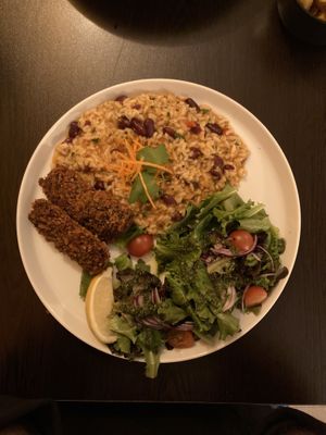 Vegan fish  at Kong - Food Made With Compassion in Lisbon