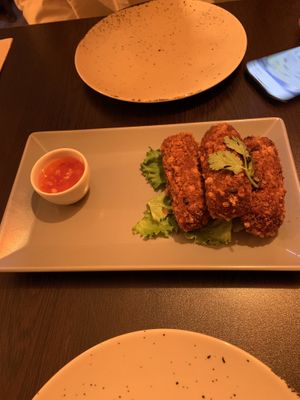  Croquettes with sausage    at Kong - Food Made With Compassion in Lisbon