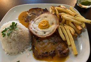 Vegan bitoque   at Kong - Food Made With Compassion in Lisbon