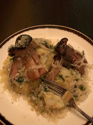 Happy octopus  at Kong - Food Made With Compassion in Lisbon