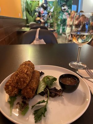 Sausage croquettes   at Kong - Food Made With Compassion in Lisbon