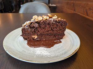 Nutella cake at Kong - Food Made With Compassion in Lisbon