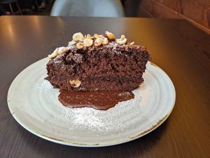 Nutella cake at Kong - Food Made With Compassion in Lisbon