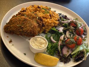 Fish  at Kong - Food Made With Compassion in Lisbon