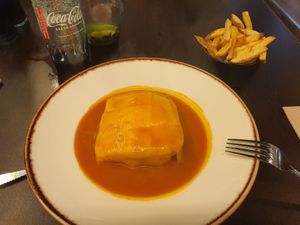 Francesinha  at Kong - Food Made With Compassion in Lisbon