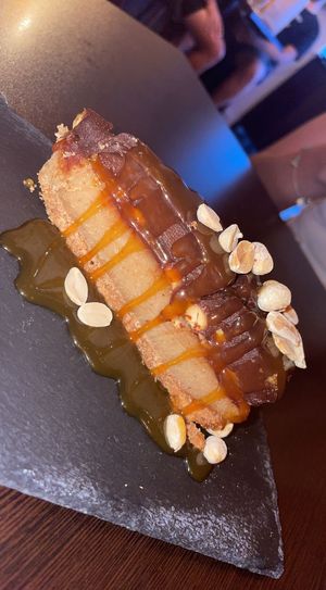 Snickers cake  at Kong - Food Made With Compassion in Lisbon