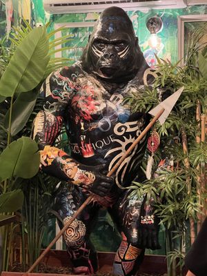 The Kong decor!   at Kong - Food Made With Compassion in Lisbon